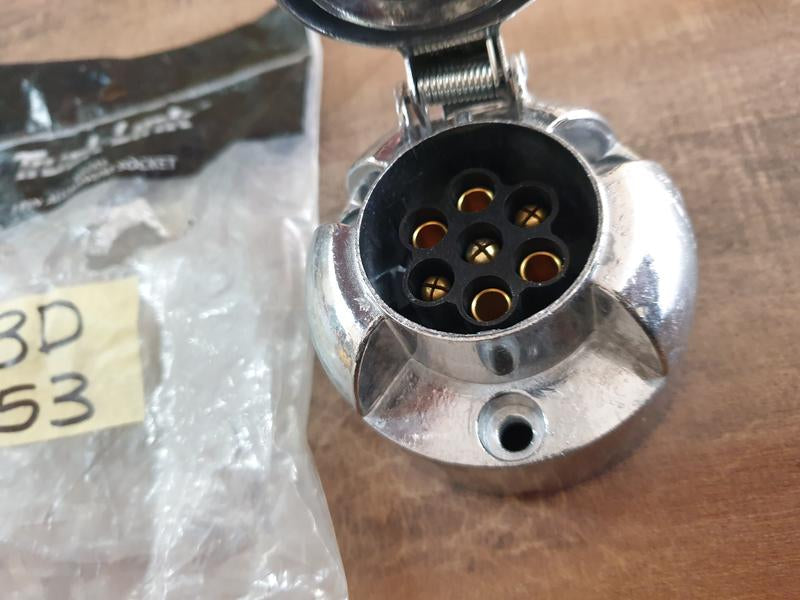 Truck Link 7 Pin Aluminium Trailer Socket