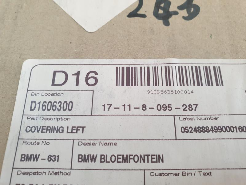 Original New BMW 3 Series Left Radiator Bracket