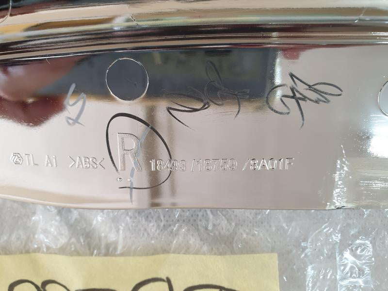 Original New Toyota Fortuner 2021 Right Front Headlight Chrome Moulding