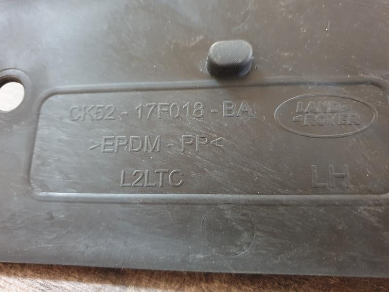 Original New Land Rover Range Rover Left Front Air Deflector Mudguard