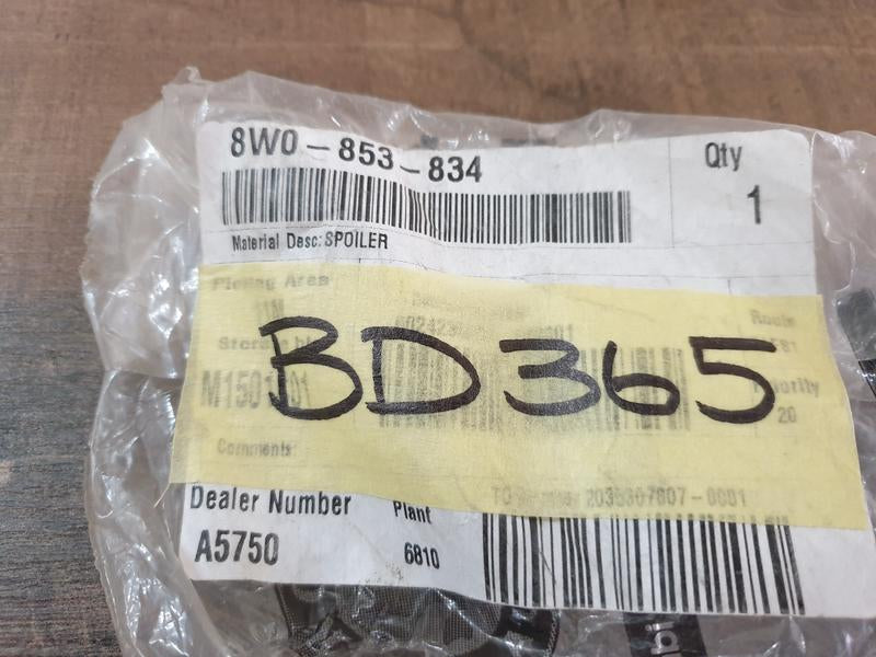 Original New Audi A4 Right Front Wheel Spoiler