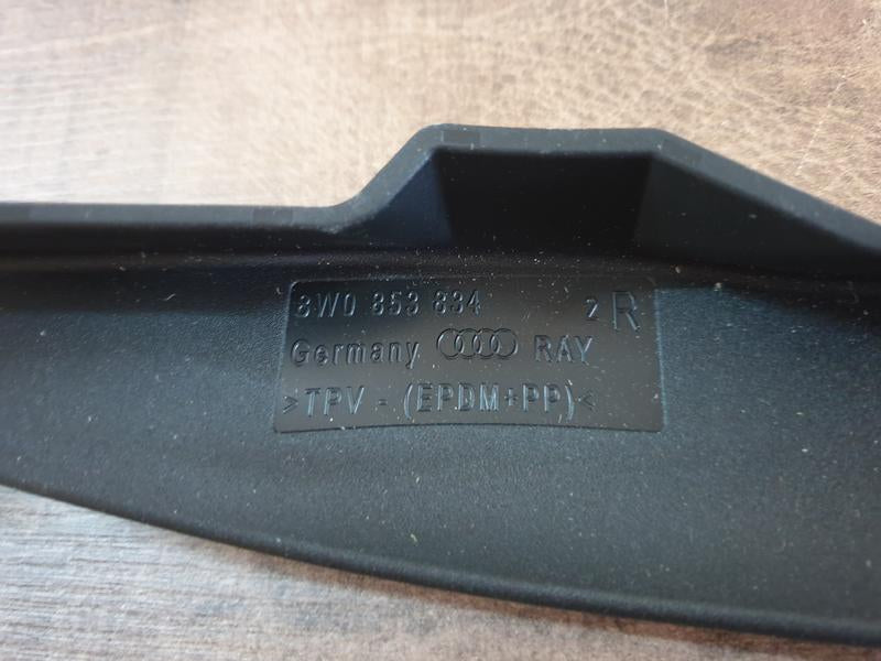 Original New Audi A4 Right Front Wheel Spoiler