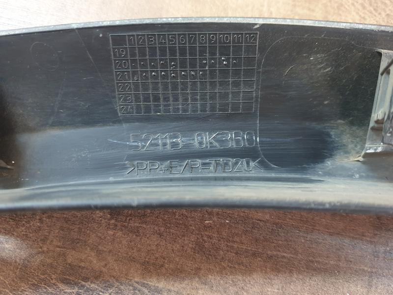 Original Used Toyota Fortuner Left Front Bumper Wheel Arch Cover