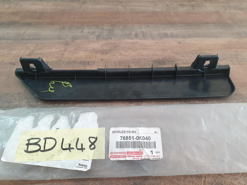 Original New Toyota Hilux Right Front Bumper Wind Deflector Spoiler