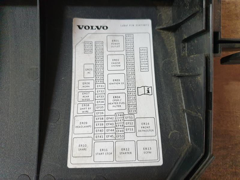 Original Used Volvo XC40 Relay Block Fuse Box Upper Cover