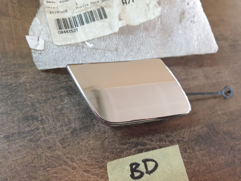 Original New Mercedes-Benz GLE W166 Rear Bumper Towing Eye Cover Chrome