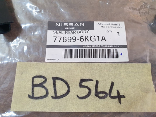 Original New Nissan Navara 2023 Left Loadbody Rubber