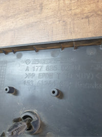 Original Used Mercedes-Benz A-Class W177 Front Bumper License Plate Base