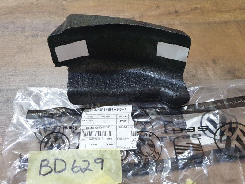 Original New Volkswagen Polo Left Front Bumper Foam Absorber