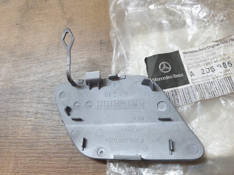 Original New Mercedes-Benz C-Class W205 Rear Bumper Towing Eye Cover