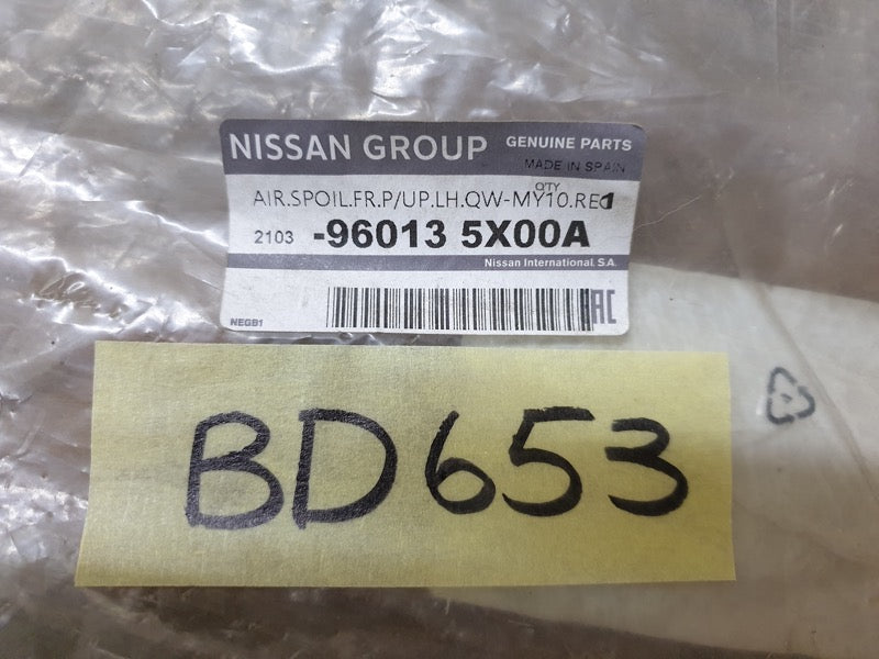 Original New Nissan Navara Left Front Bumper Lower Air Spoiler Lip