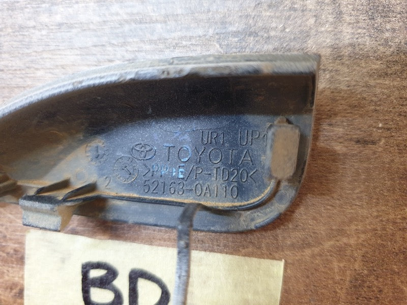 Original Used Toyota Corolla Cross Right Rear Bumper Cover Piece