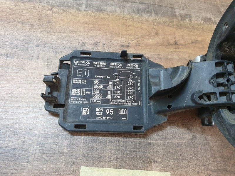 Original Used Mercedes-Benz A-Class W176 Fuel Tank Filler Recess Without Cover