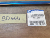 Original New Jeep Grand Cherokee Right Rear Door Upper Chrome Moulding