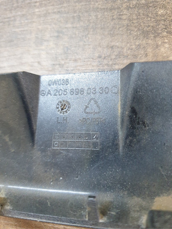 Original Used Mercedes-Benz C-Class W205 AMG Left Rear Side Skirt Jacking Point Cover