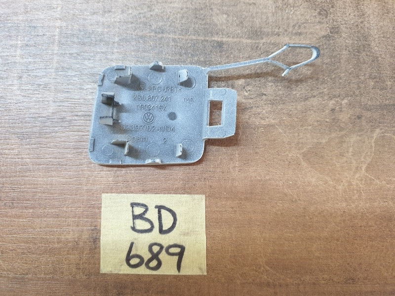 Original Used Volkswagen Polo MK6 Front Bumper Towing Eye Cover