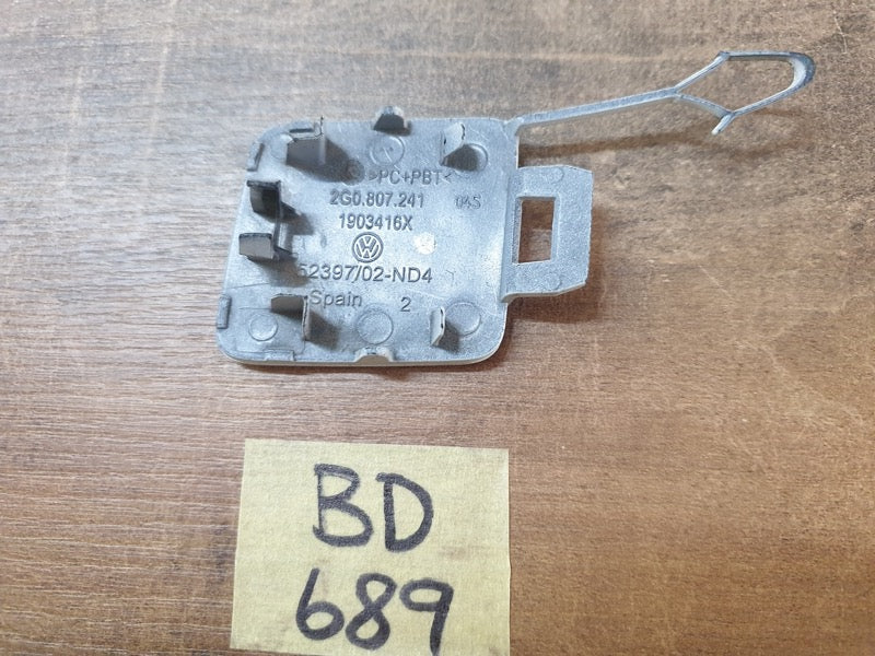 Original Used Volkswagen Polo MK6 Front Bumper Towing Eye Cover