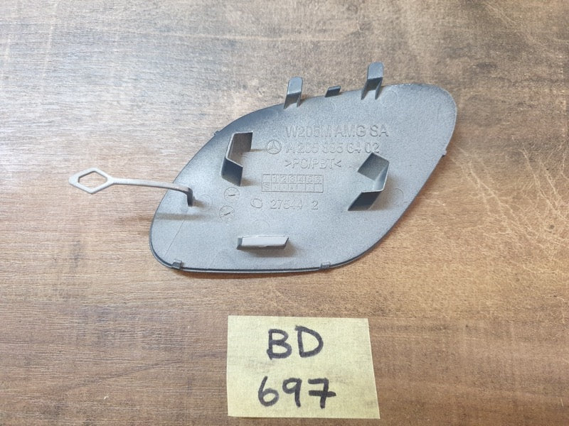 Original New Mercedes-Benz C-Class W205 Front Bumper Towing Eye Cover