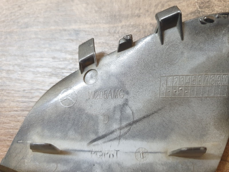 Original Used Mercedes-Benz C-Class W205 Front Bumper Towing Eye Cover
