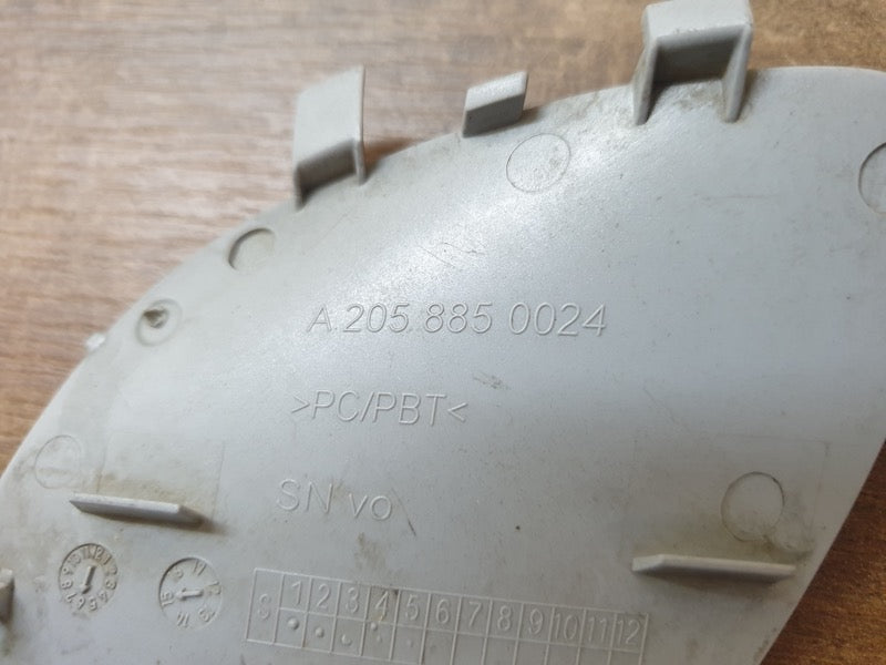Original Used Mercedes-Benz C-Class W205 Front Bumper Towing Eye Cover