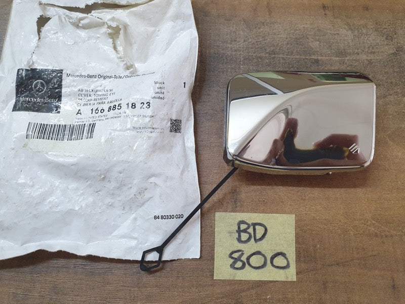 Original New Mercedes-Benz ML W166 X166 Front Bumper Towing Eye Cover