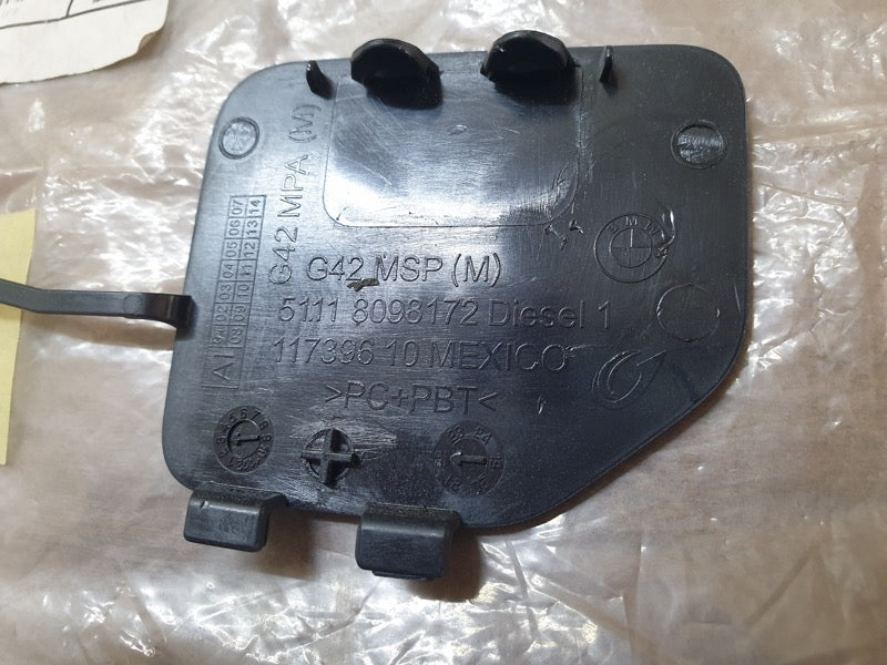 Original New BMW 2 Series G42 Front Bumper Towing Eye Cover