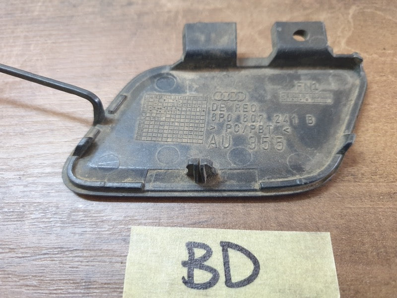 Original Used Audi A3 8P Front Bumper Towing Eye Cover