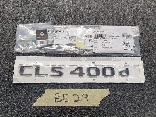 Mercedes-Benz CLS "CLS 400d" Badge