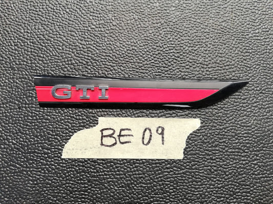 Volkswagen Golf 7 GTI 2017 Right Front Fender Badge "GTI"