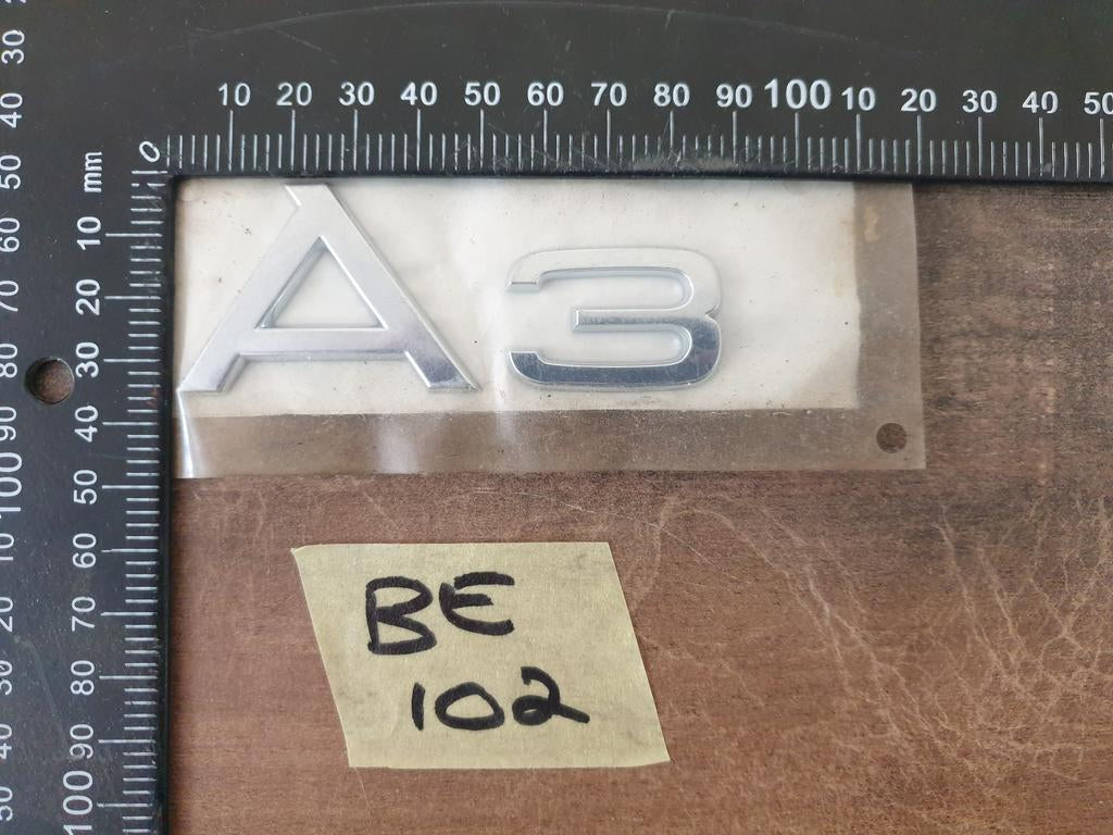 Audi A3 "A3" Boot Lid Badge