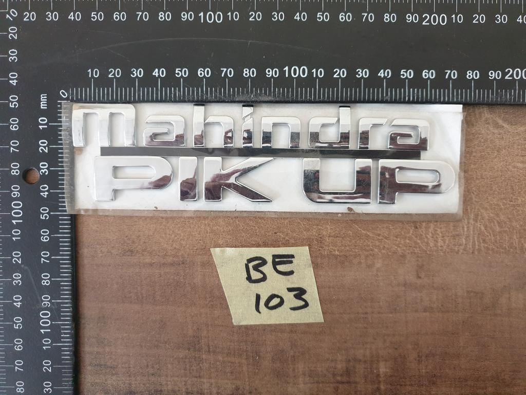 Mahindra Scorpio "MAHINDRA PIK UP" - Tailgate Badge