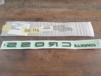 Original New Toyota Corolla Cross "Corolla Cross" - Boot Lid Badge