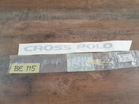 Original New Volkswagen Polo "Cross Polo" - Left Rear Door Sticker