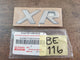 Original New Toyota Starlet "XR" - Boot Lid Badge