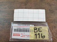 Original New Toyota Starlet "XR" - Boot Lid Badge