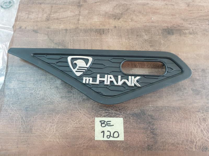 Original Used Mahindra Scorpio "mHAWK" Left Front Fender Grille Badge