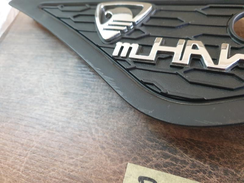 Original Used Mahindra Scorpio "mHAWK" Left Front Fender Grille Badge