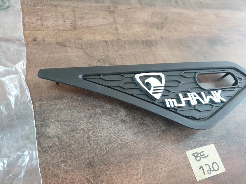 Original Used Mahindra Scorpio "mHAWK" Left Front Fender Grille Badge