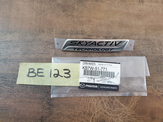 Original New Mazda CX-5 SKYACTIV TECHNOLOGY' Boot Lid Decal Badge