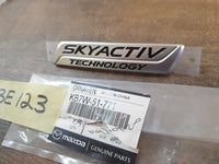 Original New Mazda CX-5 SKYACTIV TECHNOLOGY' Boot Lid Decal Badge