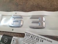 Original New Mercedes-Benz SLR 199 63' Right Front Door Decal Badge