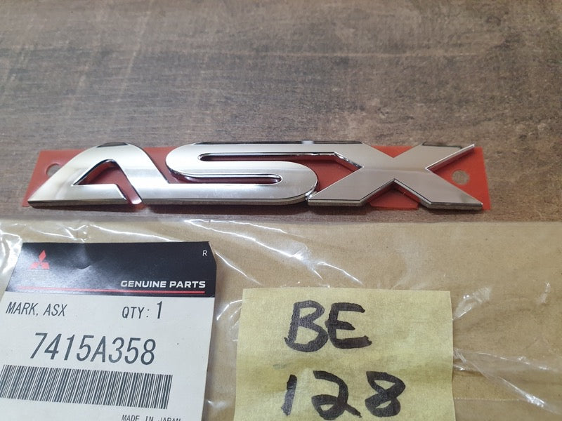 Original New Mitsubishi ASX Crossover "ASX" - Boot Lid Badge