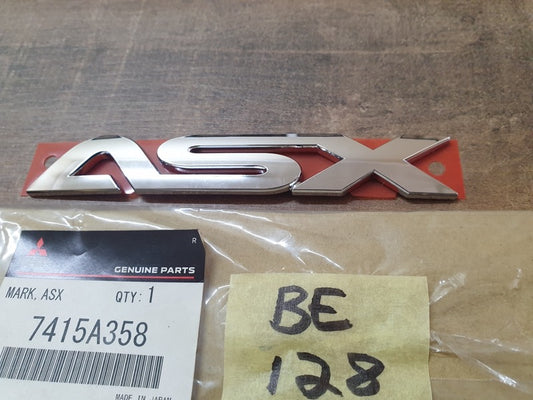 Original New Mitsubishi ASX Crossover "ASX" - Boot Lid Badge
