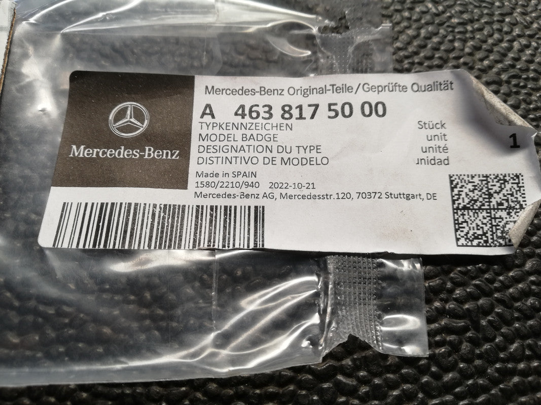 Mercedes-Benz G-Class G320 - G65 AMG 2014 Side Badge "V8 TURBO"