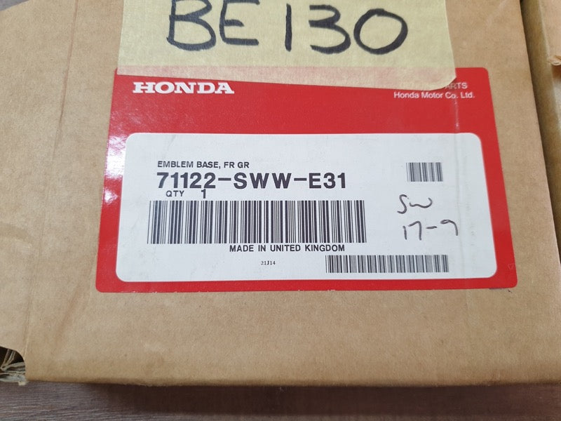 Original New Honda CR-V Radiator Grille Badge Base Mounting Bracket