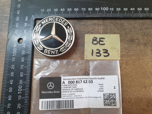 Original New Mercedes-Benz A-Class W177 Black Background Bonnet Badge