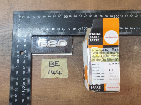 Original New Mahindra KUV 100 Left Front Fender 'G80' Badge