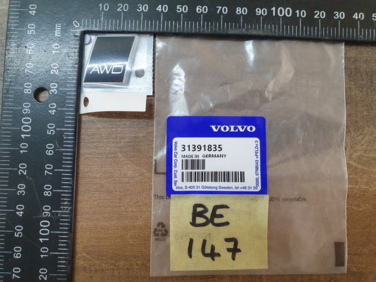 Original New Volvo XC90 Boot Lid 'AWD' Badge