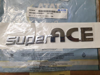 Original New Tata Super Ace Front Bumper 'superACE' Badge