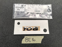 Original New Peugeot 108 Hatchback 2021 Tailgate Model Emblem "108"